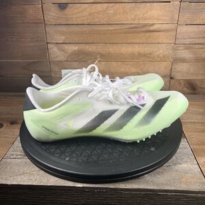 Adidas Mens Size 9 Adizero Sprintstar Cleats Track Green Spark Athletic Shoes